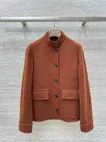 Женское пальто Loro Piana коричневого цвета, артикул 347510