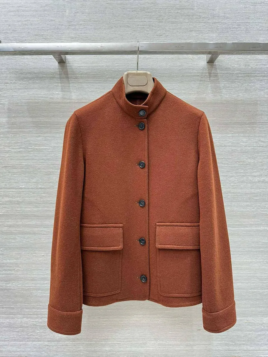 347510_1 Женское пальто Loro Piana коричневого цвета, артикул 347510