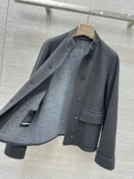 Женское пальто Loro Piana чёрного цвета, артикул 347511 — фото 3