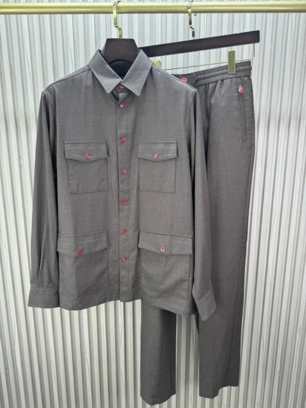 Костюм из тонкого кашемира KITON