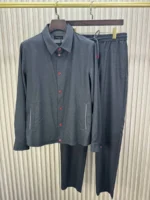 Мужской костюм Kiton серого цвета, артикул 347539