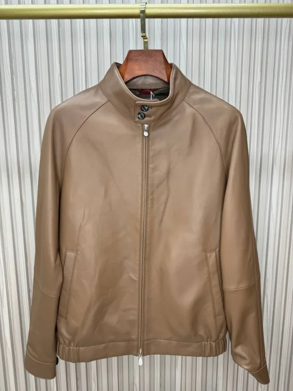Костюм из натуральной кожи BRUNELLO CUCINELLI