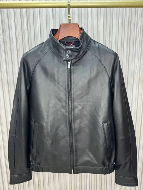 Костюм из натуральной кожи BRUNELLO CUCINELLI
