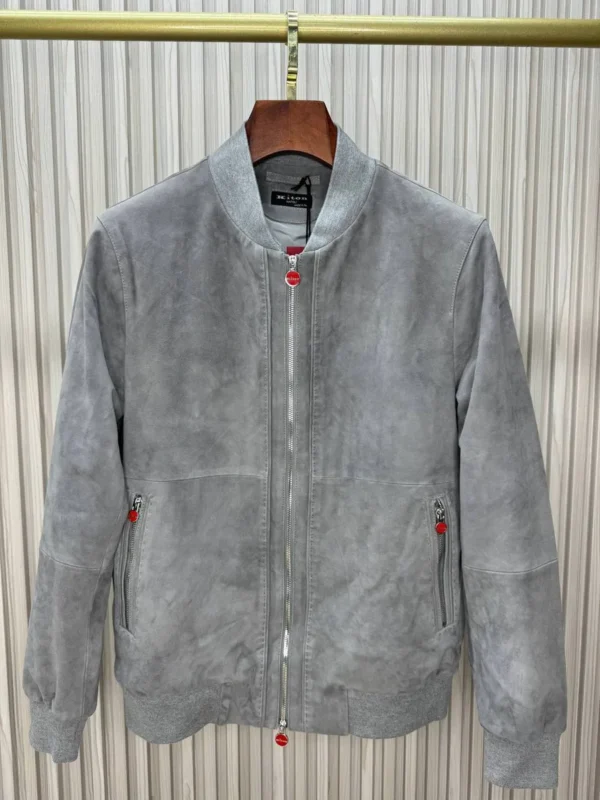 Бомбер из натуральной замши KITON