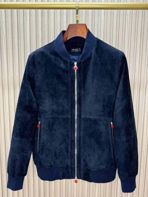 Бомбер из натуральной замши KITON