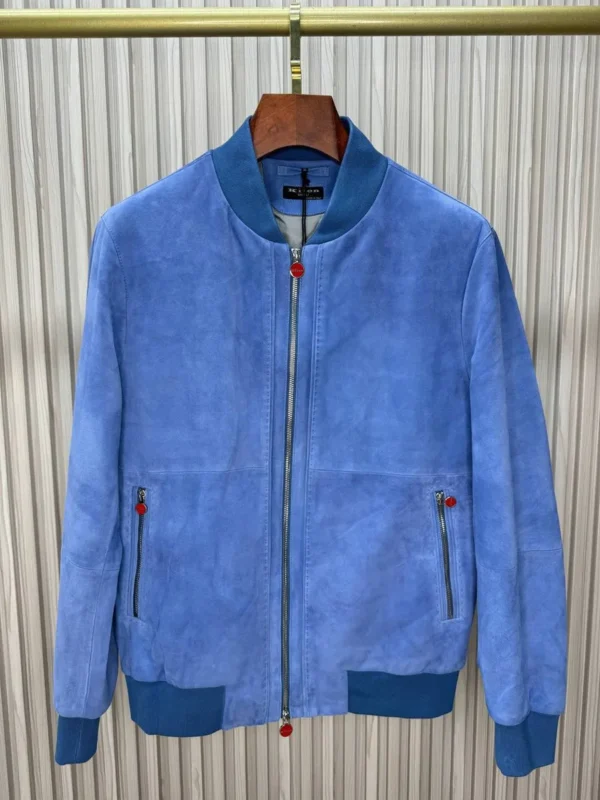 Бомбер из натуральной замши KITON
