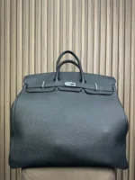 Мужской портфель HERMES HAC Birkin чёрного цвета, артикул 347581 — фото 3