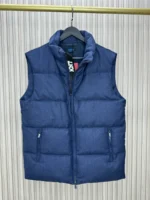 Мужская безрукавка Kiton синего цвета, артикул 347586