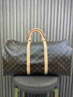 Мужская дорожная сумка Louis Vuitton коричневого цвета, артикул 347602