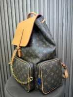 Мужской рюкзак Louis Vuitton коричневого цвета, артикул 347603 — фото 4