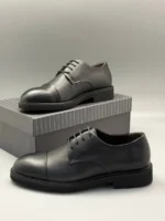 Мужские дерби Zegna чёрного цвета, артикул 347616 — фото 2