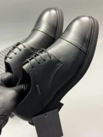 Мужские дерби Zegna чёрного цвета, артикул 347616 — фото 3