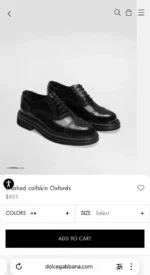 Мужские дерби Dolce Gabbana чёрного цвета, артикул 347621 — фото 5