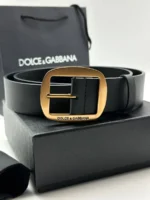 Мужской ремень Dolce Gabbana чёрного цвета, артикул 347628 — фото 3