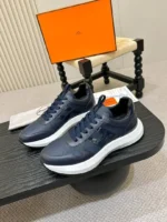 Мужские кроссовки Hermes тёмно-синего цвета, артикул 347634 — фото 2