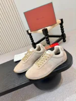 Мужские кроссовки Loro Piana бежевого цвета, артикул 347646 — фото 2