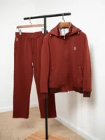 Мужской спортивный костюм Brunello Cucinelli красного цвета, артикул 347673