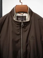 Мужская ветровка Loro Piana коричневого цвета, артикул 347675 — фото 4