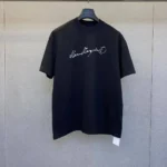 Мужская футболка Maison Margiela чёрного цвета, артикул 347680