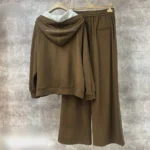 Женский спортивный костюм Brunello Cucinelli коричневого цвета, артикул 347699 — фото 2