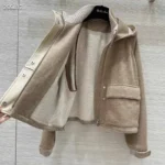 Женское пальто Loro Piana бежевого цвета, артикул 347703 — фото 3