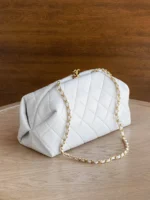 Женская сумка Chanel белого цвета, артикул 347706