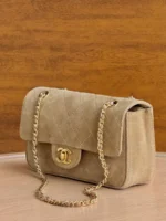 Женская сумка Chanel бежевого цвета, артикул 347709 — фото 3