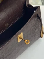 Женская сумка Hermes коричневого цвета, артикул 347720 — фото 4