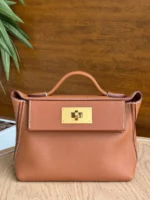 Женская сумка Hermes коричневого цвета, артикул 347727