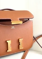 Женская сумка Hermes коричневого цвета, артикул 347731 — фото 3