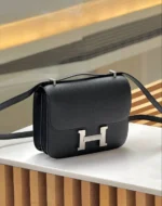 Женская сумка Hermes чёрного цвета, артикул 347740