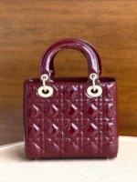 Женская сумка Dior бордового цвета, артикул 347752
