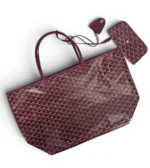 Женская сумка Goyard бордового цвета, артикул 347753 — фото 6