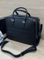 Мужской портфель MONTBLANC чёрного цвета, артикул 347766 — фото 2