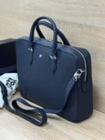 Мужской портфель MONTBLANC тёмно-синего цвета, артикул 347767 — фото 3
