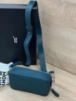 Мужская сумка мессенджер MONTBLANC синего цвета, артикул 347769 — фото 2