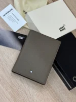 Мужская обложка MONTBLANC цвета хаки, артикул 347775
