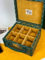 Мужская шкатулка Goyard зелёного цвета, артикул 347835 — фото 2