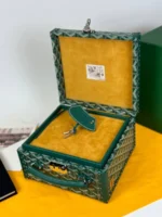 Мужская шкатулка Goyard зелёного цвета, артикул 347835 — фото 3