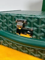 Мужская шкатулка Goyard зелёного цвета, артикул 347835 — фото 4