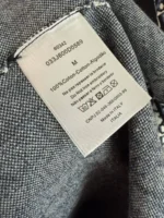 Мужская рубашка Dior чёрно-белого цвета, артикул 347859 — фото 9