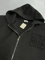 Мужская кофта на молнии Loewe чёрного цвета, артикул 347864 — фото 5