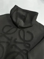 Мужская кофта на молнии Loewe чёрного цвета, артикул 347864 — фото 7