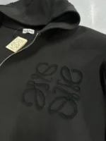 Мужская кофта на молнии Loewe чёрного цвета, артикул 347864 — фото 8