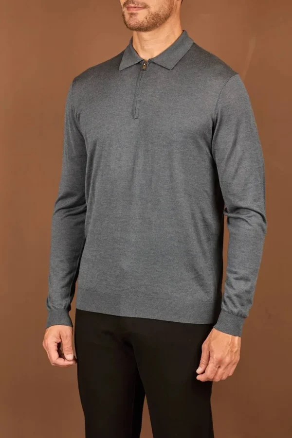 Поло с длинным рукавом BRIONI