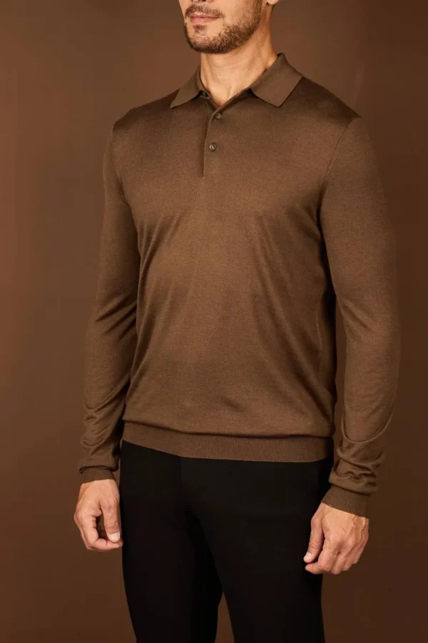 Поло с длинным рукавом ZEGNA
