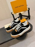 Мужские кеды Louis Vuitton чёрного цвета, артикул 347889 — фото 3