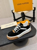 Мужские кеды Louis Vuitton чёрного цвета, артикул 347889 — фото 7
