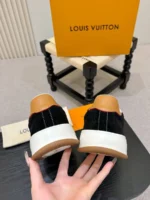Мужские кеды Louis Vuitton чёрного цвета, артикул 347889 — фото 8