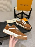 Мужские кеды Louis Vuitton коричневого цвета, артикул 347891 — фото 5